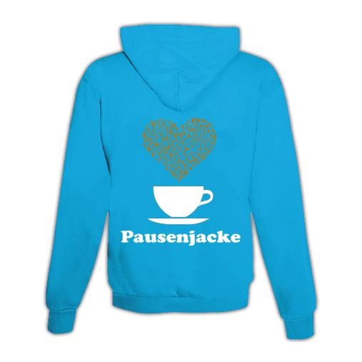 JoyLine Pausenjacke Kaffee Unisex Farbe: Hellblau/Türkis, Grösse: XXL von JoyLine