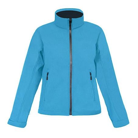 JoyLine Softshell Jacke C+für Damen Grösse: S, Farbe: Glacier-deepsea von JoyLine