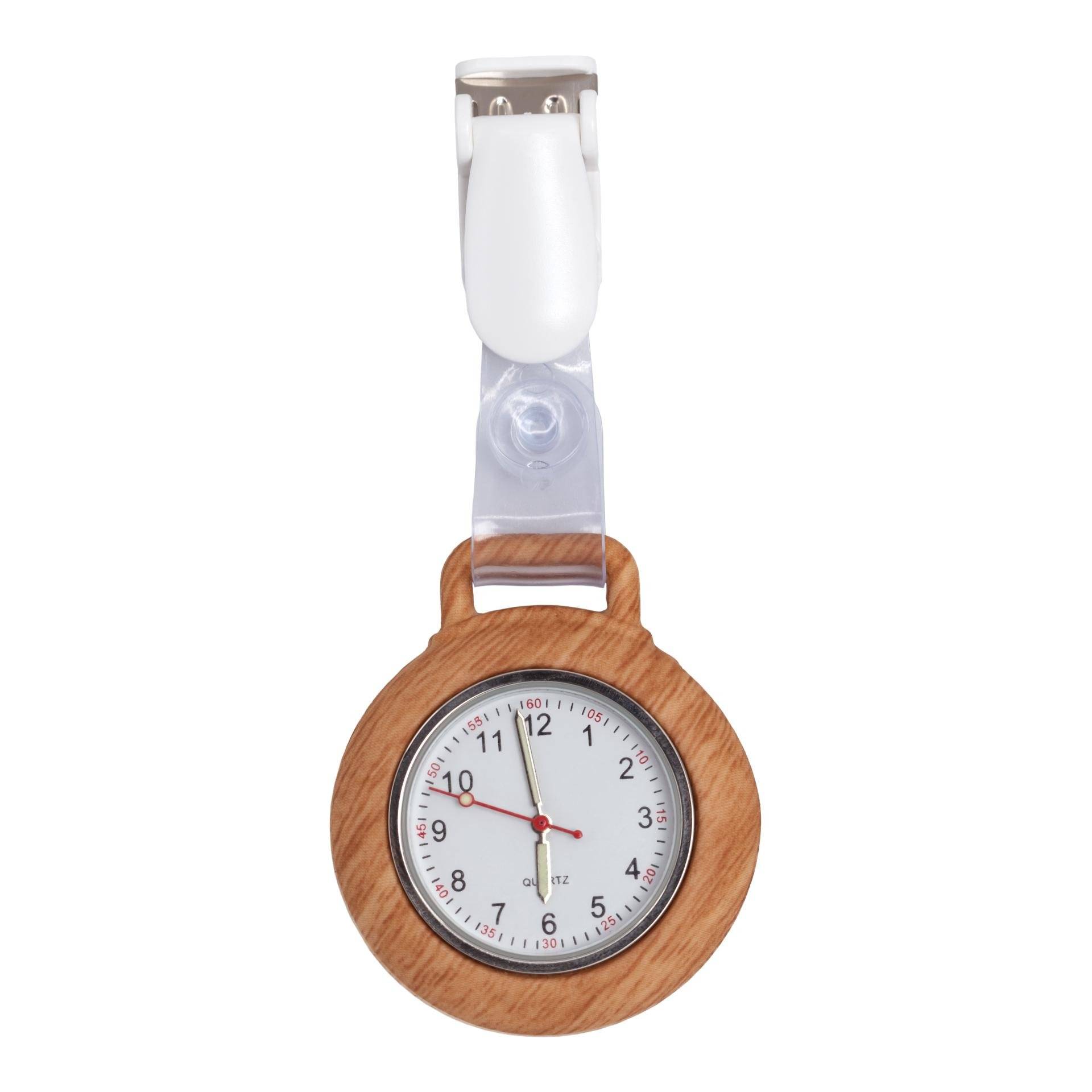 Schwesternuhr Sonderedition Clip - Holzfarben Uhrwerk: Standard von Schwesternuhr