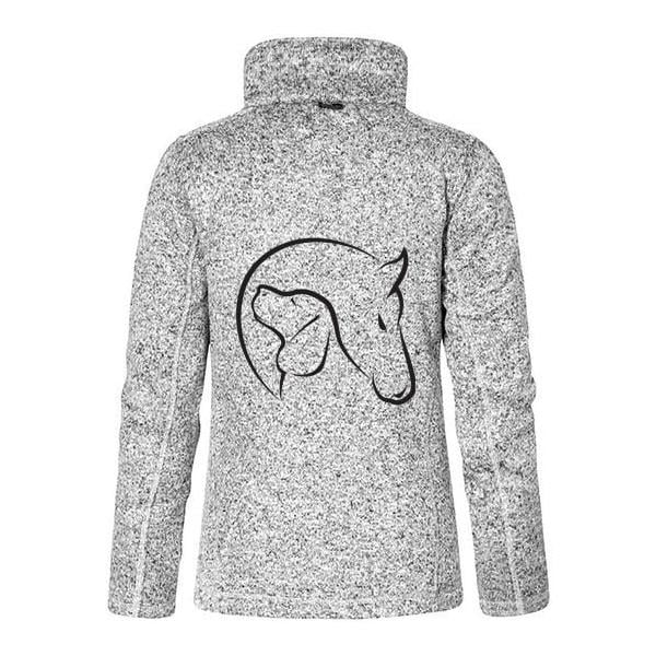 JoyLine Strickfleece Jacke Horse & Dog Damen Grösse: XL von JoyLine