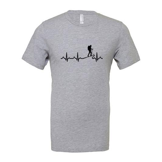 JoyLine T-Shirt Hiking Unisex Farbe: Hellgrau, Grösse: XL von JoyLine