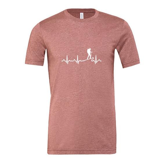 JoyLine T-Shirt Hiking Unisex Grösse: L, Farbe: Mauve von JoyLine