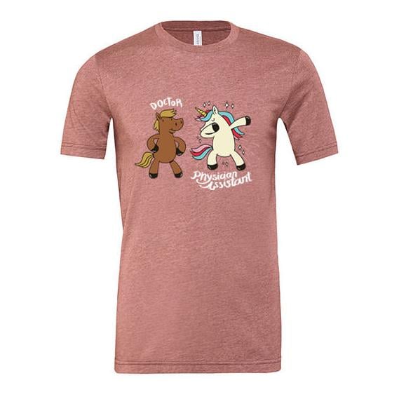 JoyLine T-Shirt Physician assistant Unisex Grösse: S, Farbe: Mauve von JoyLine