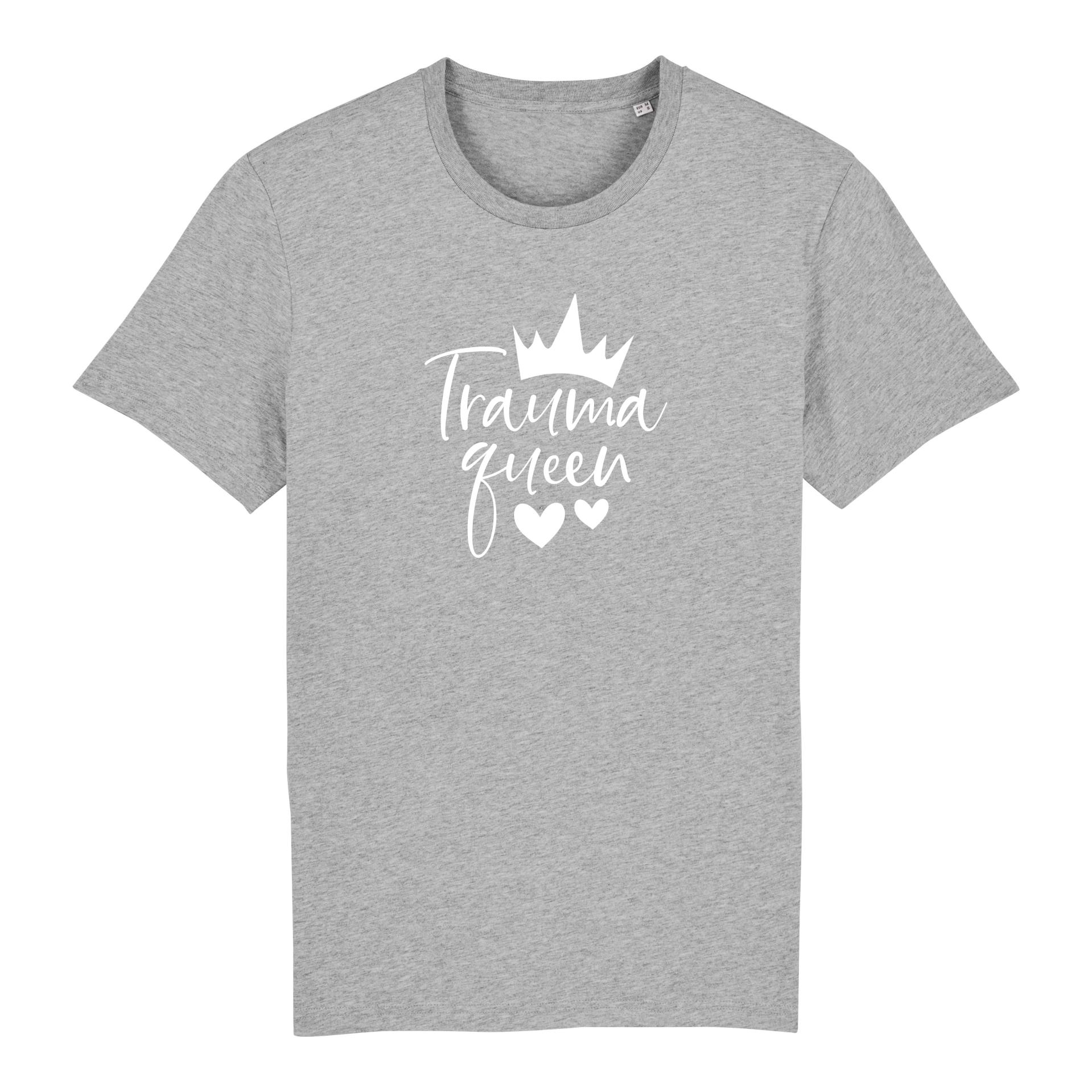 Schwesternuhr Traumaqueen Bio T-Shirt Unisex Farbe: Mid Heather Grey, Grösse: XS von Schwesternuhr