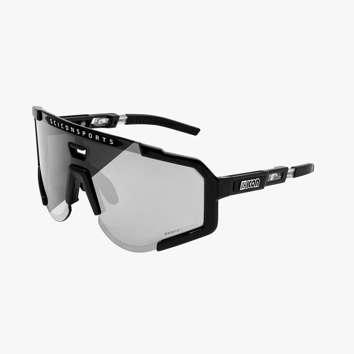 Aeroscope - Sport Performance Sunglasses, Black/Photochromic Silver von Scicon