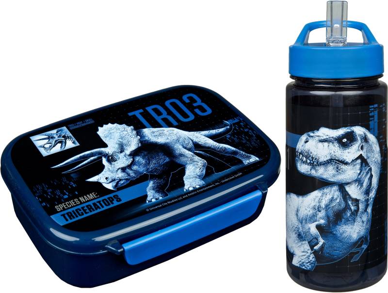 Scooli Lunchbox »Brotdose & Trinkflasche, Jurassic World«, (Set, 2 tlg.), mit Trinkflasche von Scooli