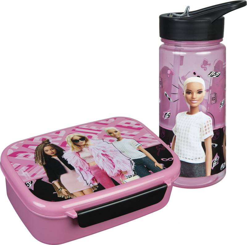 Scooli Lunchbox »Brotzeitdose & Trinkflasche, Barbie«, (Set, 2 tlg.), mit Trinkflasche von Scooli