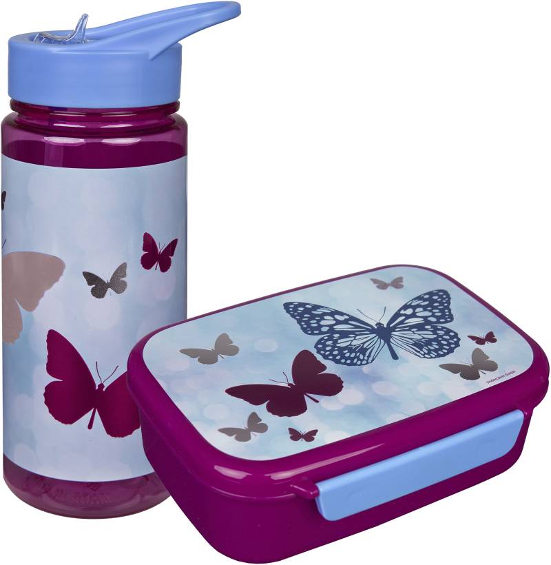 Scooli Lunchbox »Fly & Sparkle«, (Set, 2 tlg.), Brotzeitdose & Trinkflasche von Scooli