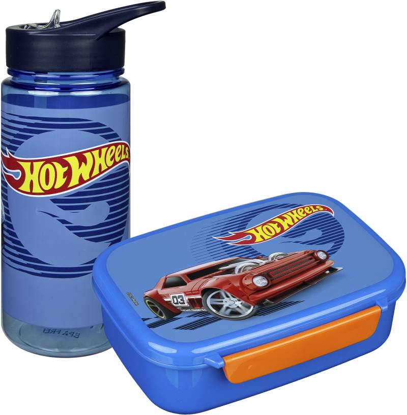 Scooli Lunchbox »Hot Wheels«, (Set, 2 tlg.), Brotzeitdose & Trinkflasche von Scooli