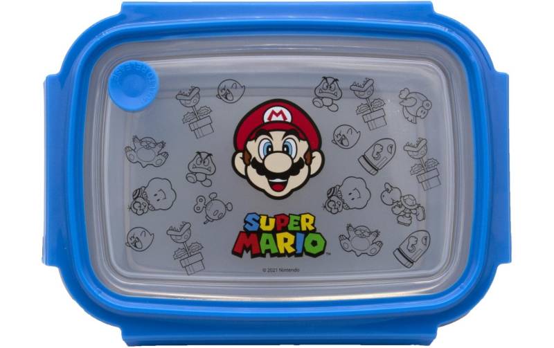 Scooli Lunchbox »Super Mario Blau/Grau/Rot«, (2 tlg.) von Scooli