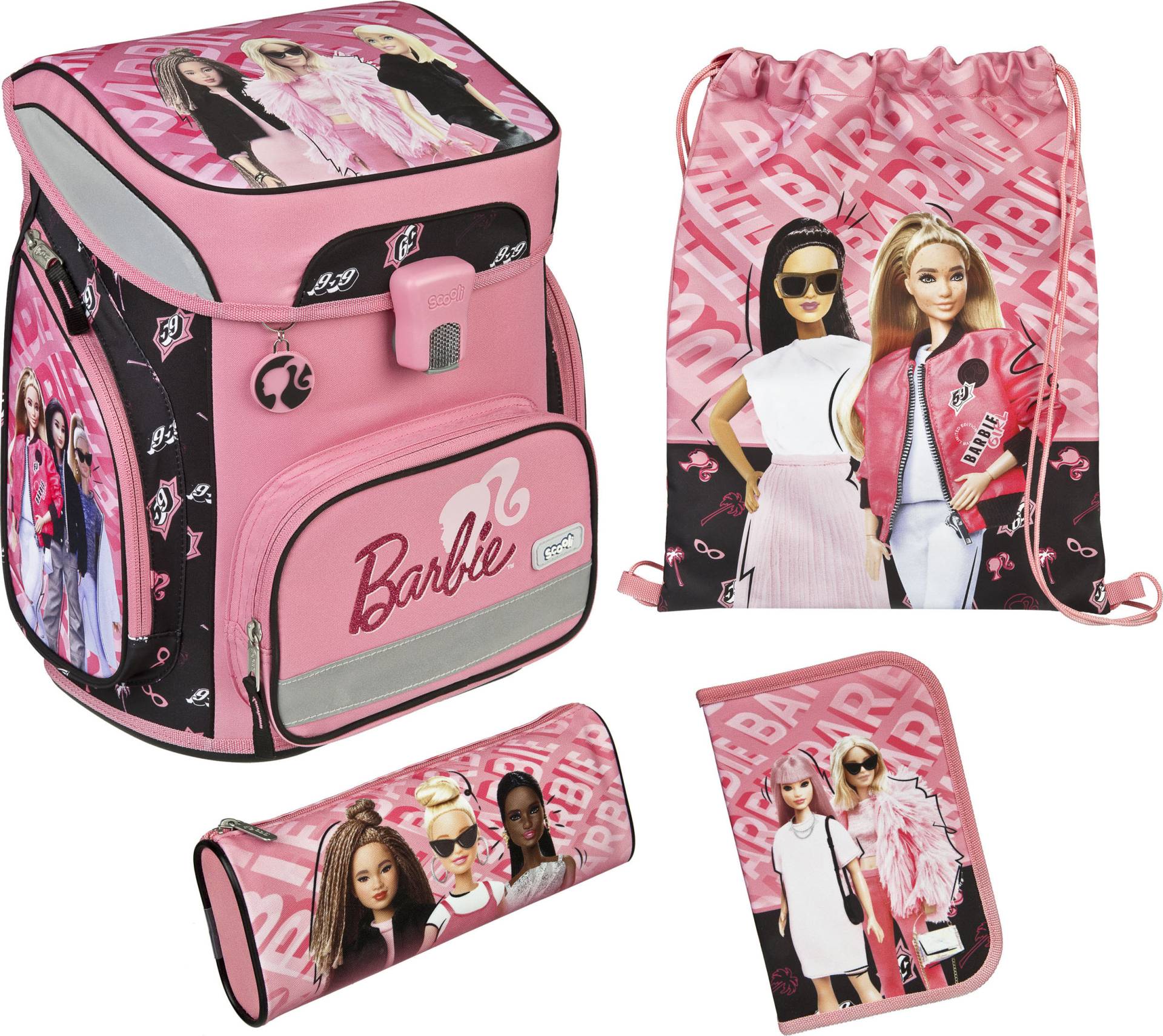 Scooli Schulranzen »EasyFit, Barbie«, Reflektoren Scooli Schulranzen »EasyFit, Barbie«, Reflektoren von Scooli