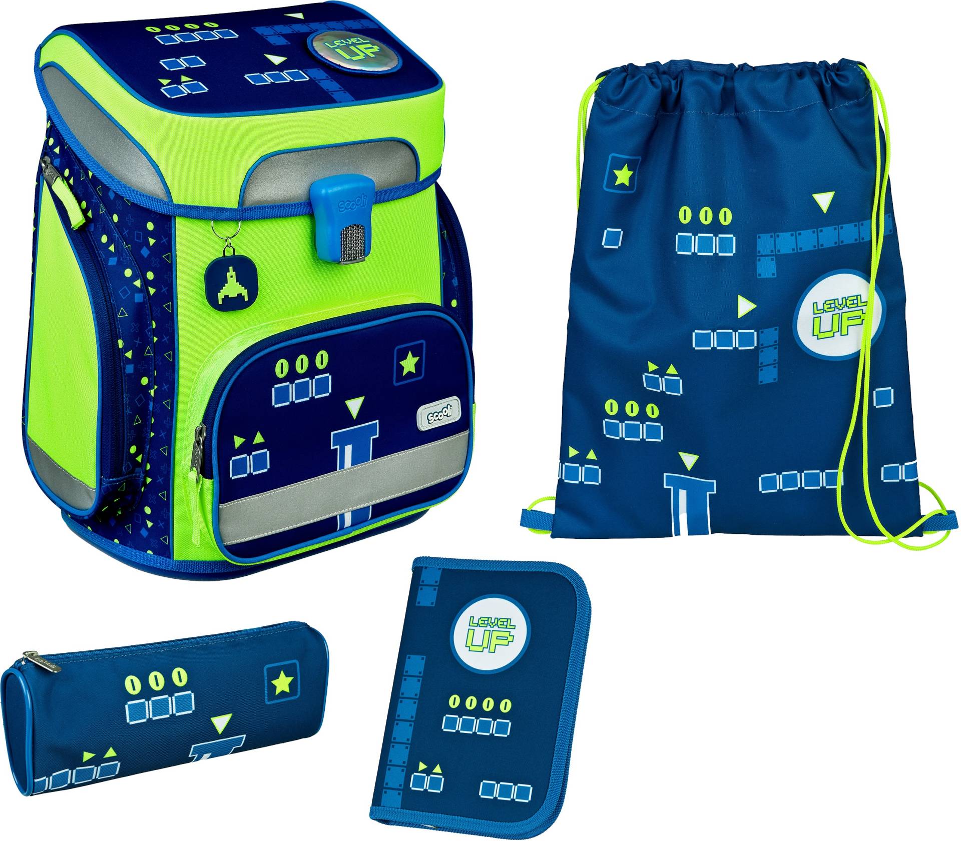 Scooli Schulranzen »EasyFit, Boys, Level Up«, Reflektoren-Floureszierende Flächen, Glow Edition Scooli Schulranzen »EasyFit, Boys, Level Up«, Reflektoren-Floureszierende Flächen, Glow Edition von Scooli
