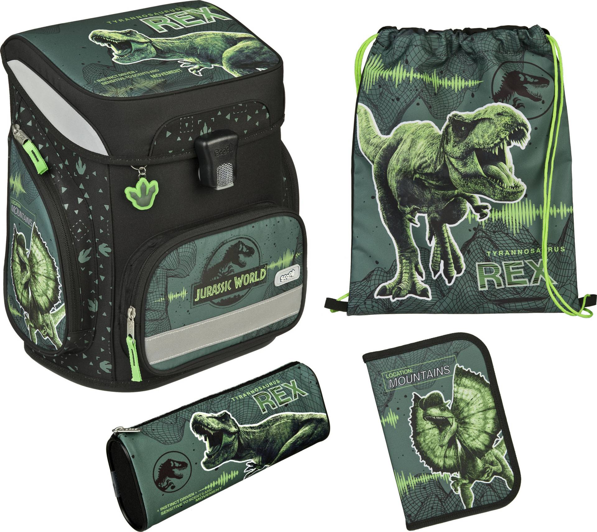 Scooli Schulranzen »EasyFit, Jurassic World«, Reflektoren Scooli Schulranzen »EasyFit, Jurassic World«, Reflektoren von Scooli