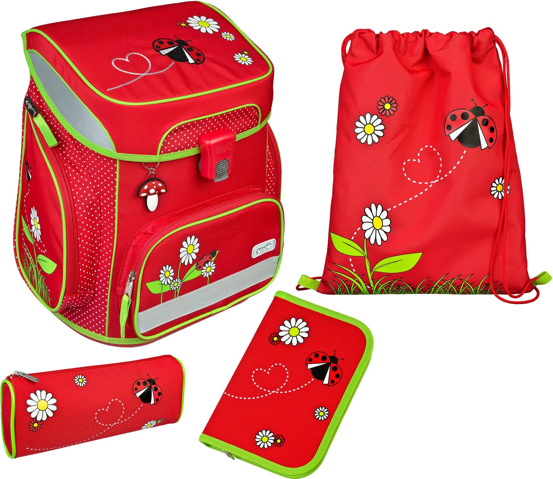Scooli Schulranzen »EasyFit, Sweet Beetles«, Reflektoren Scooli Schulranzen »EasyFit, Sweet Beetles«, Reflektoren von Scooli