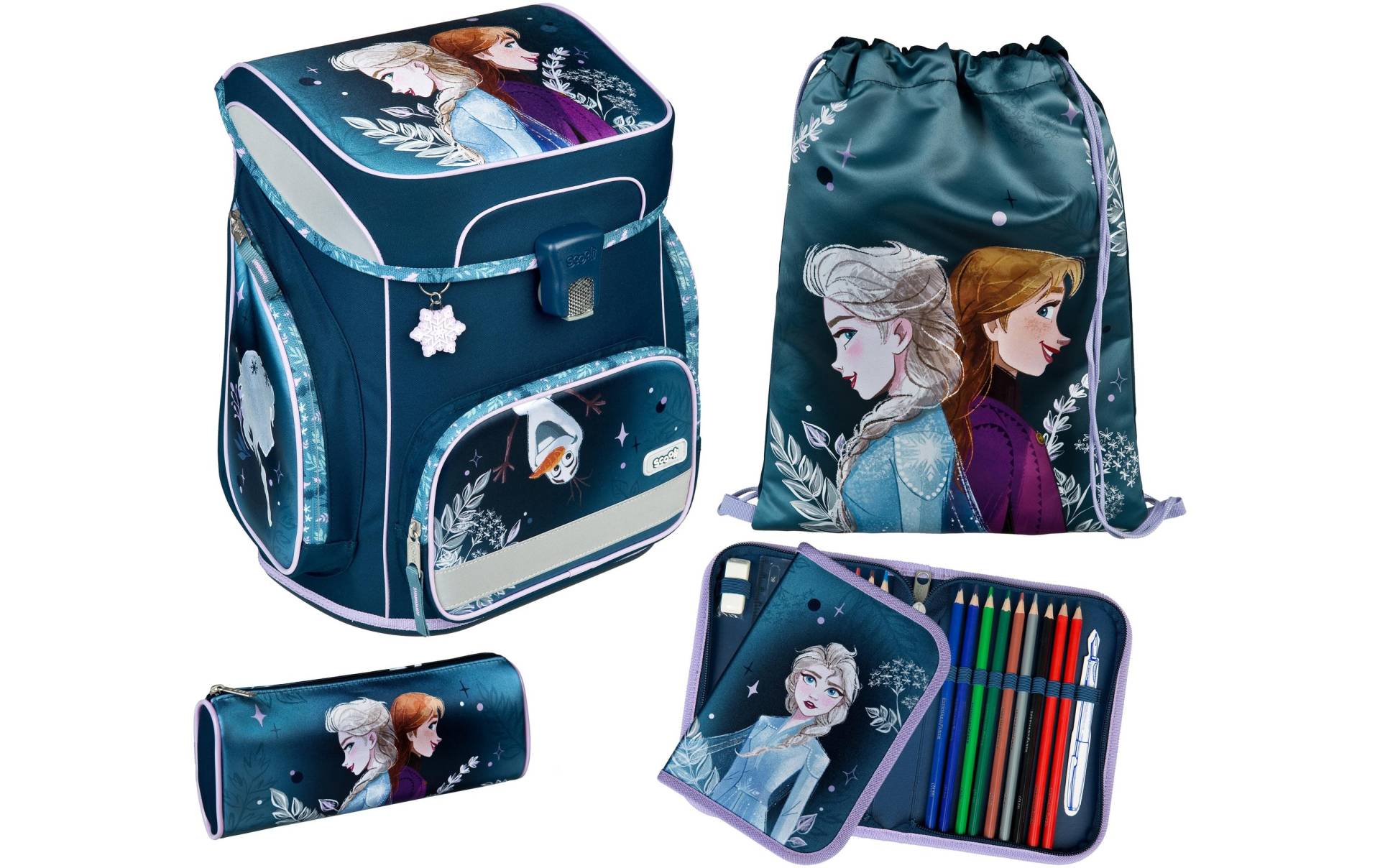 Scooli Schulrucksack »5-teilig Frozen« von Scooli