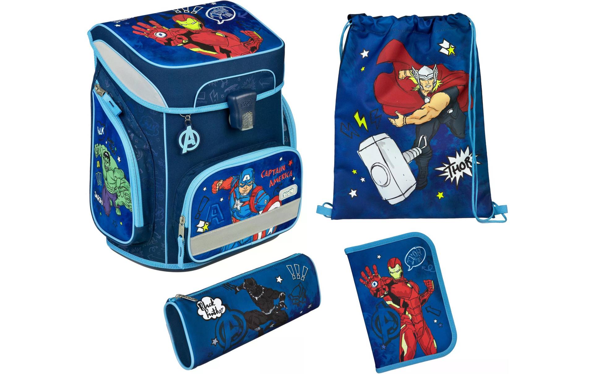 Scooli Schulrucksack »Scooli Schulthek-Set 5-teilig« Scooli Schulrucksack »Scooli Schulthek-Set 5-teilig« von Scooli