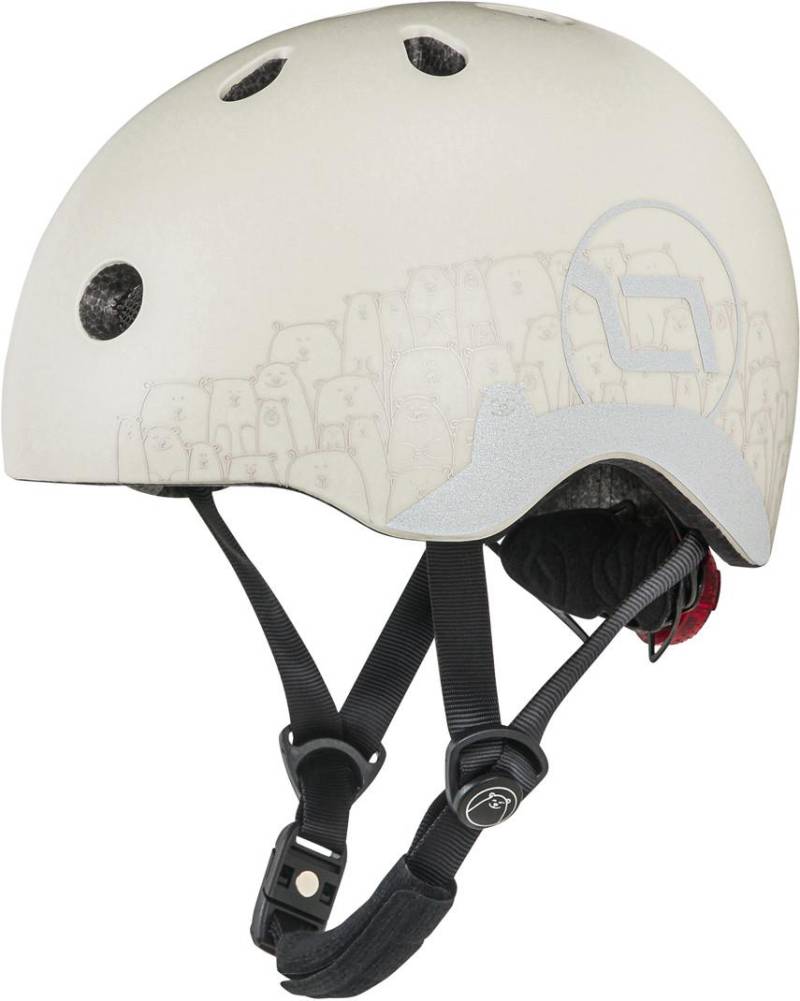 Kinder Reflective Xxss Ash Unisex Beige XXS/S von Scoot and Ride