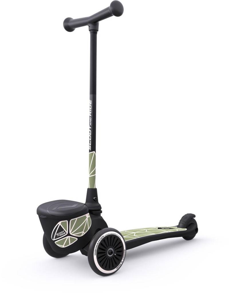 Mini Highwaykick 2 Lifestyle Green Lines Unisex Grün 120 mm von Scoot and Ride