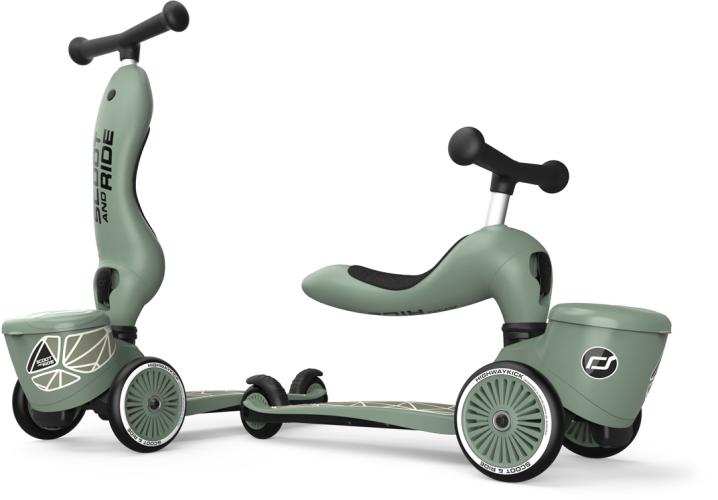 Scoot and Ride Laufrad / Dreirad Highwaykick 1 Lifestyle - green lines von Scoot and Ride