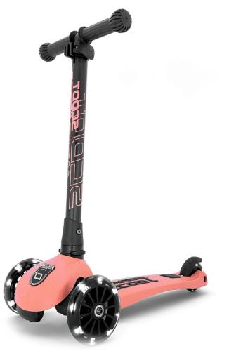 Scoot and Ride Mini Scooter Highwaykick 3 LED - peach von Scoot and Ride