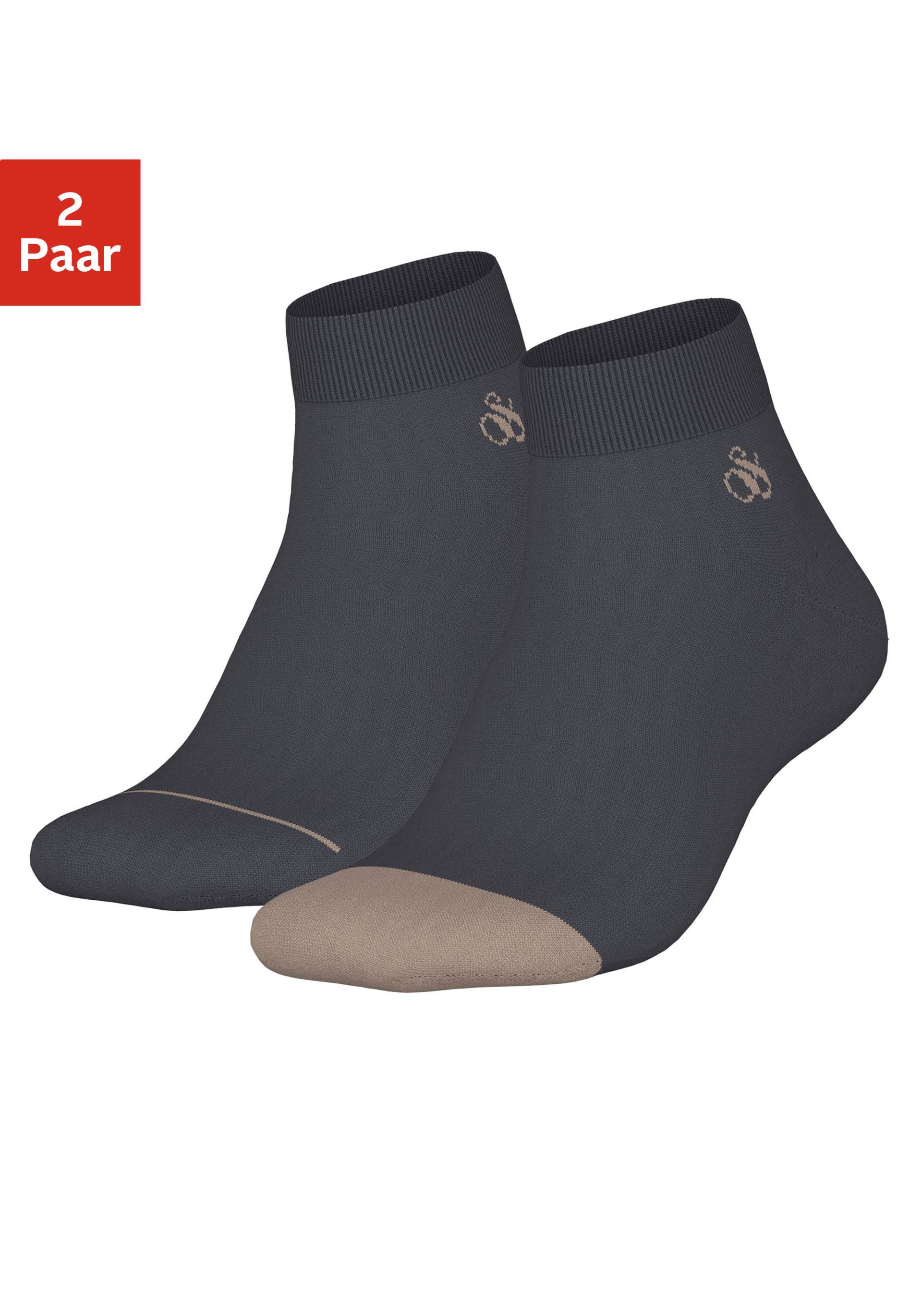 Scotch & Soda Shrunk Kurzsocken, (2 Paar), mit eingestricktem Logo von Scotch & Soda Shrunk