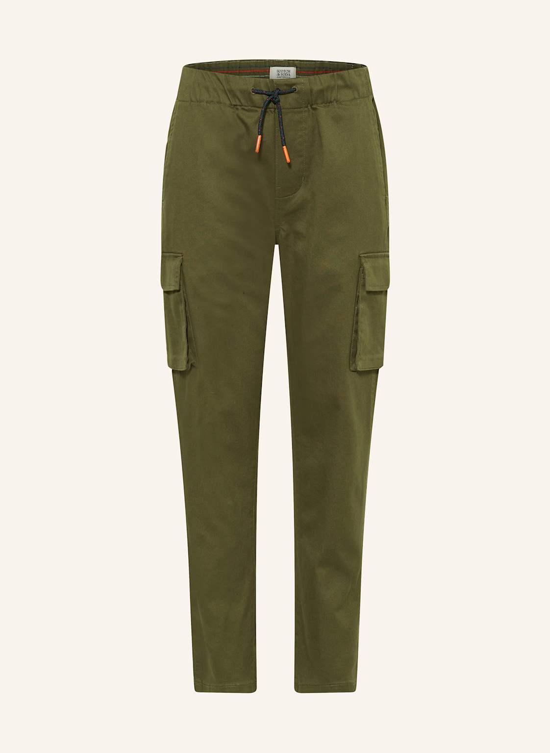 Scotch & Soda Cargohose Loose Tapered Fit gruen von Scotch & Soda