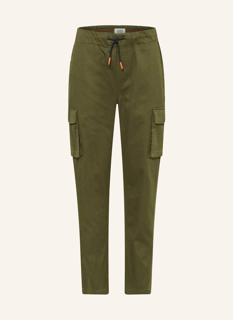 Scotch & Soda Cargohose Loose Tapered Fit gruen von Scotch & Soda