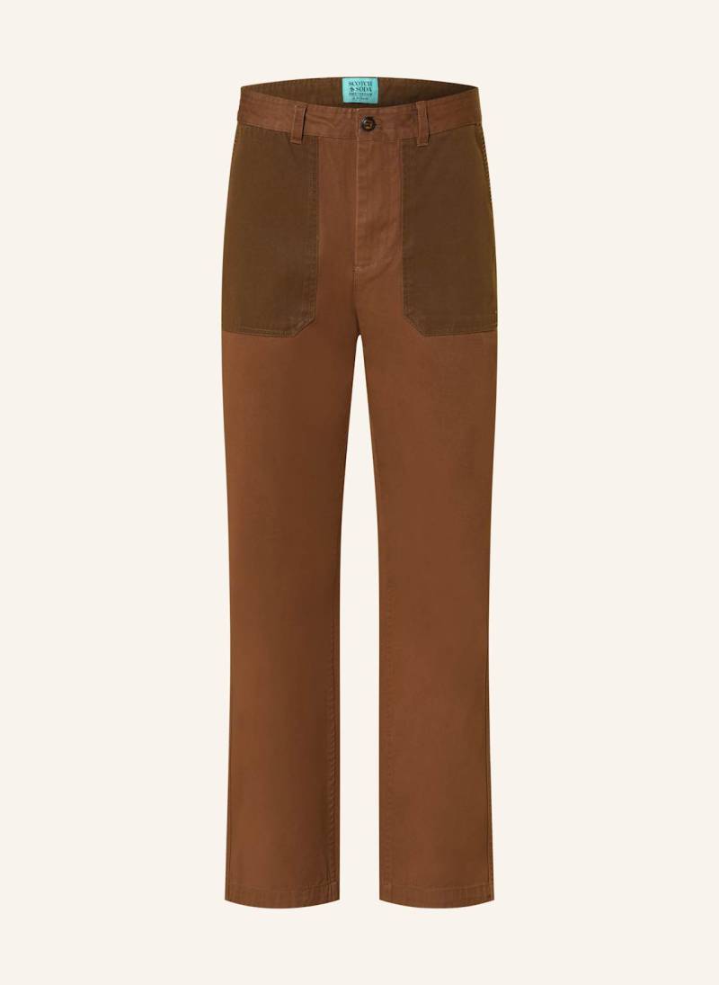 Scotch & Soda Chino Regular Straight Fit braun von Scotch & Soda