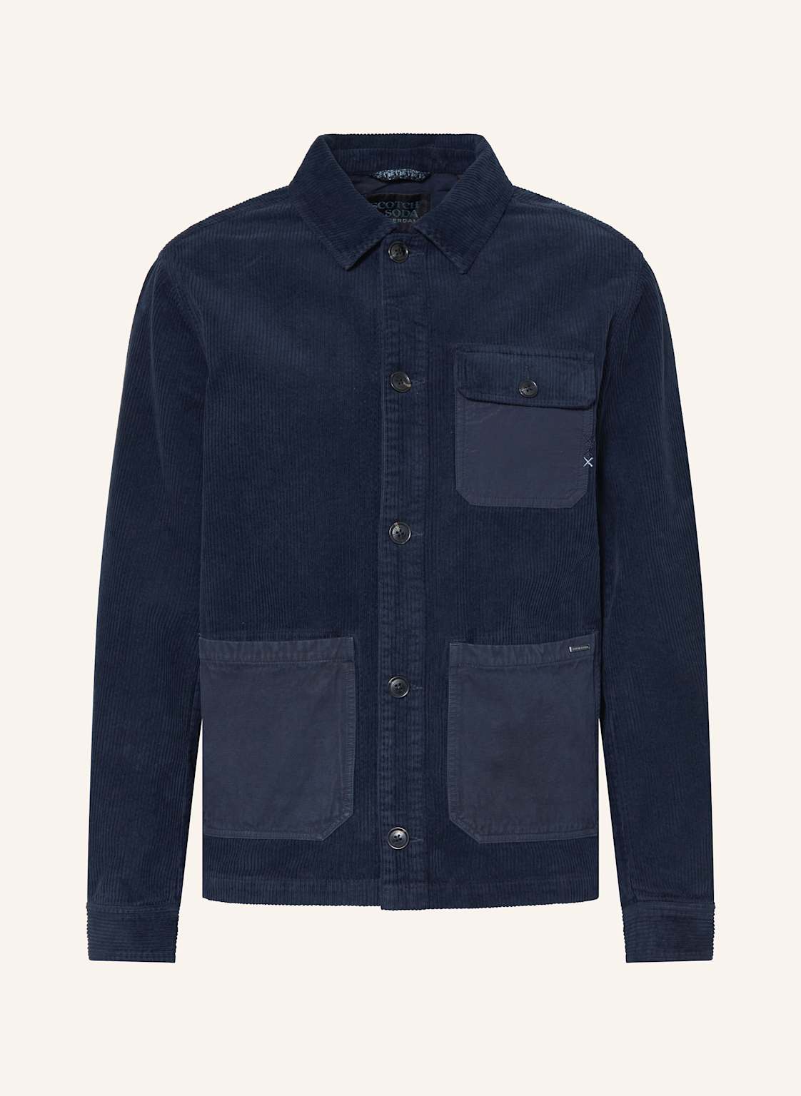 Scotch & Soda Cord-Overjacket blau von Scotch & Soda