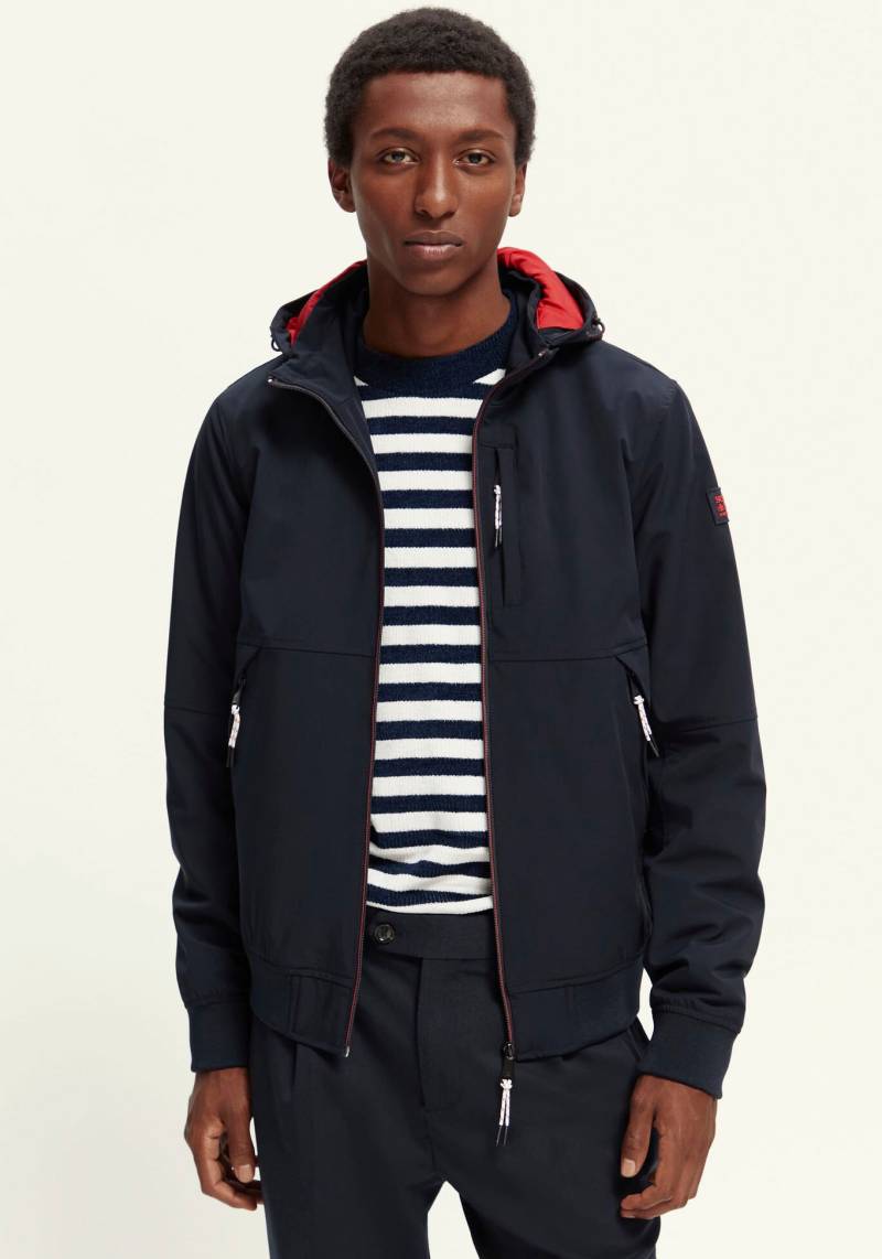 Scotch & Soda Outdoorjacke »Stretch Nylon hooded jacket«, mit Kapuze, mit Kapuze von Scotch & Soda