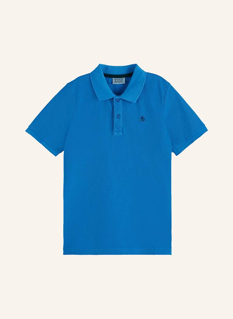 Scotch & Soda Piqué-Poloshirt blau von Scotch & Soda