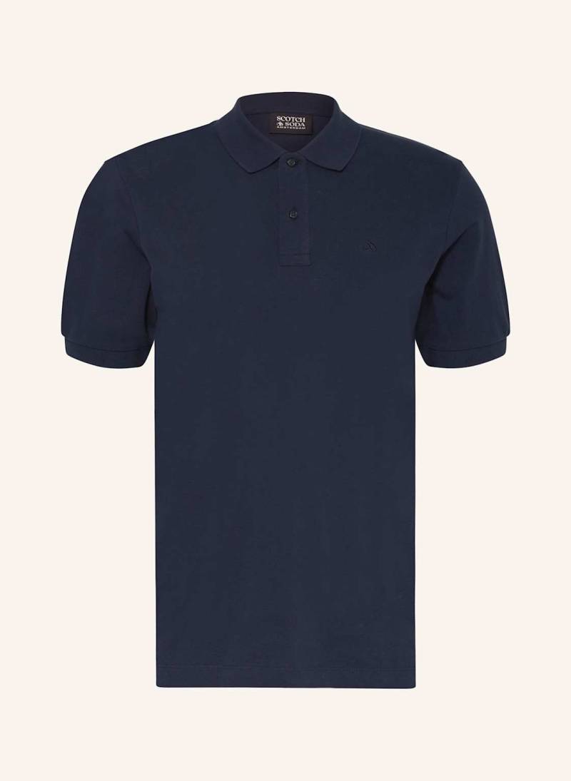 Scotch & Soda Pique-Poloshirt blau von Scotch & Soda