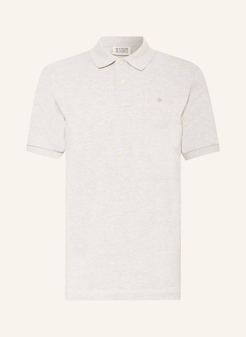 Scotch & Soda Pique-Poloshirt grau von Scotch & Soda