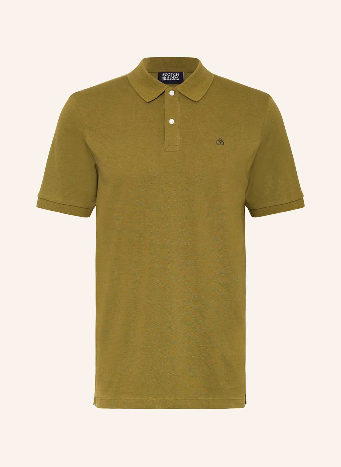 Scotch & Soda Piqué-Poloshirt gruen von Scotch & Soda