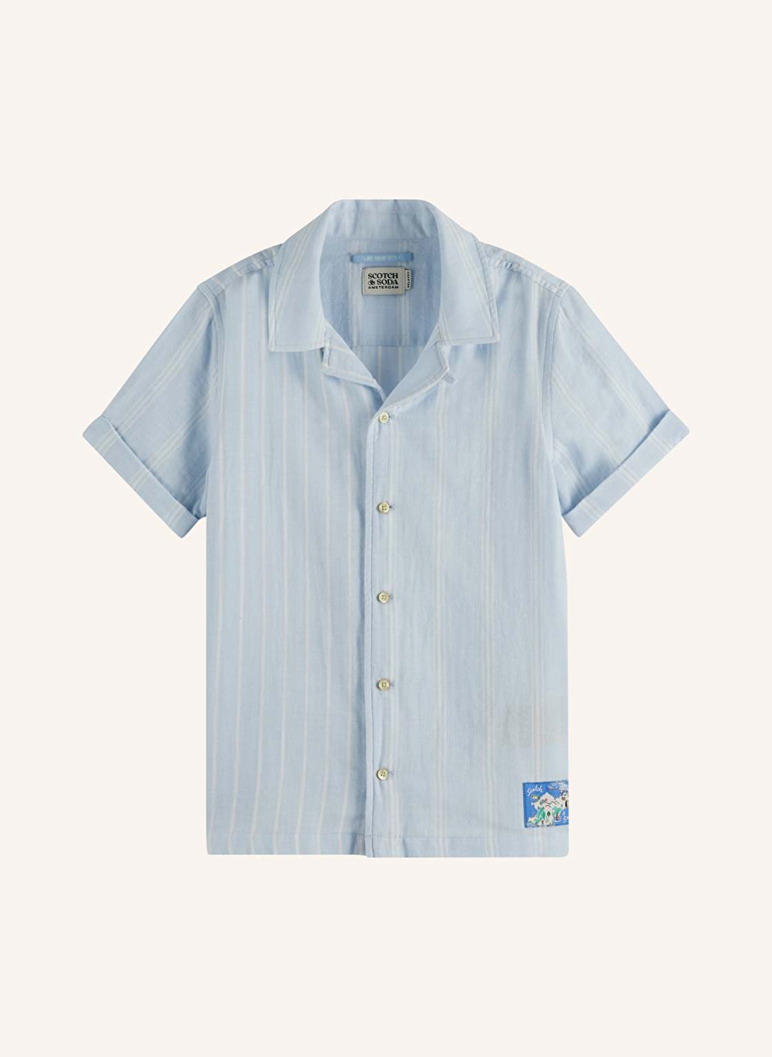 Scotch & Soda Resorthemd blau von Scotch & Soda