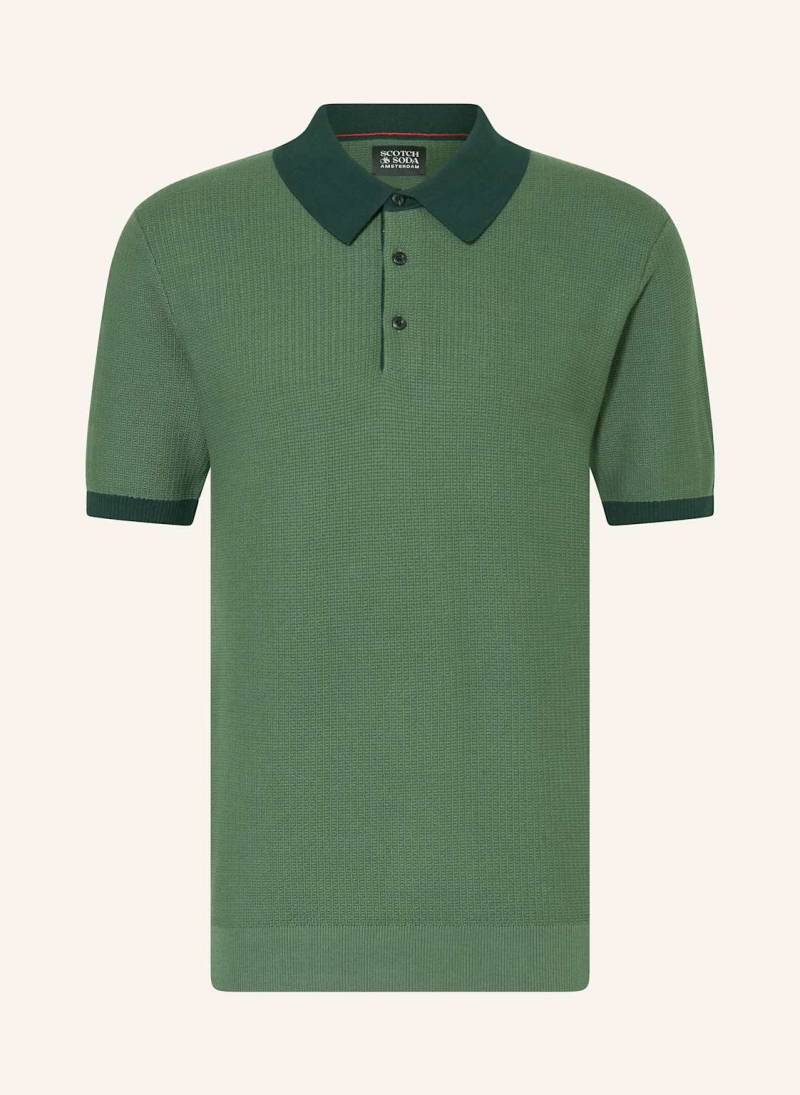 Scotch & Soda Strick-Poloshirt gruen von Scotch & Soda