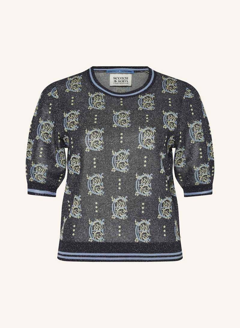 Scotch & Soda Strickshirt Mit Glitzergarn blau von Scotch & Soda