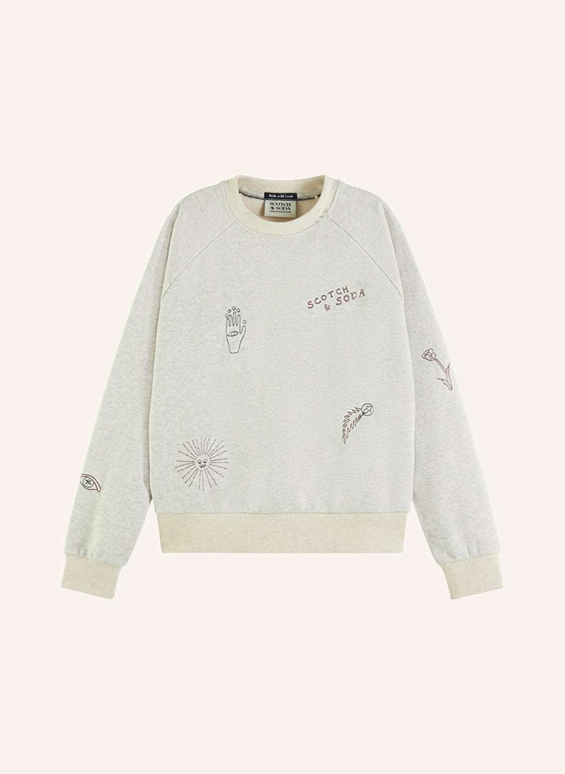 Scotch & Soda Sweatshirt weiss von Scotch & Soda