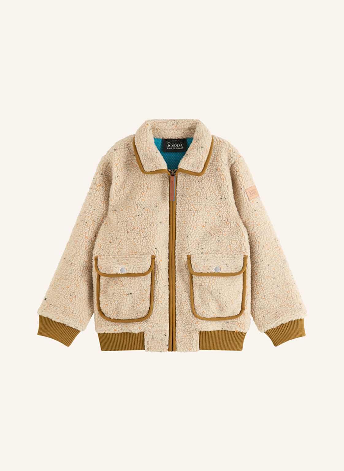 Scotch & Soda Teddyfell-Jacke weiss von Scotch & Soda