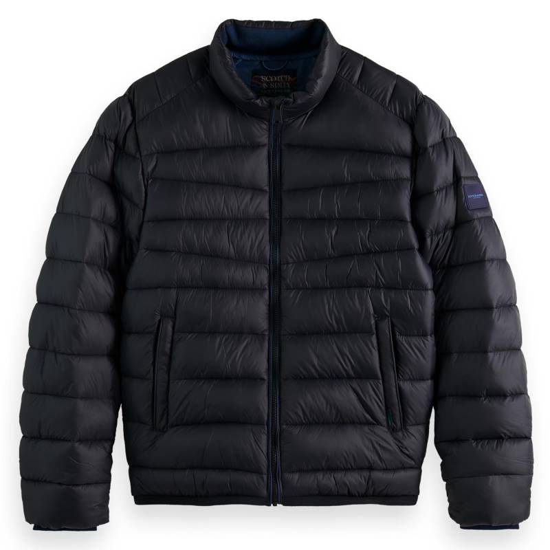 Steppjacke Bequem Sitzend Herren Blau L von Scotch & Soda