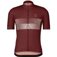 SCOTT Herren Radtrikot RC Team 10 SS dunkelrot | L von Scott