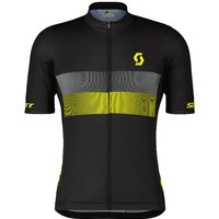 SCOTT Herren Radtrikot RC Team 10 SS schwarz | L von Scott