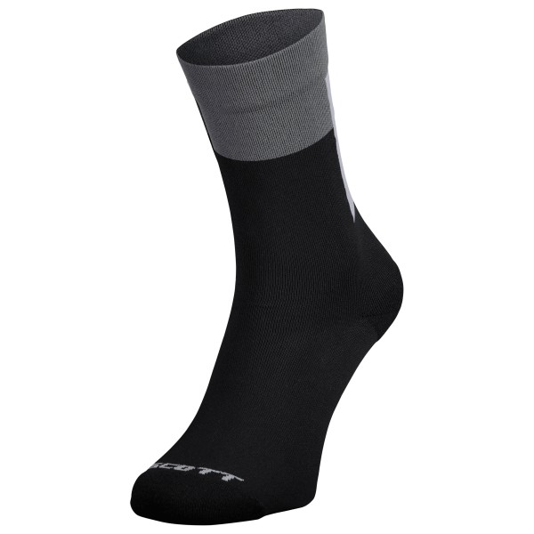 Scott - Block Stripe Crew - Velosocken Gr 36-38 - S schwarz von Scott