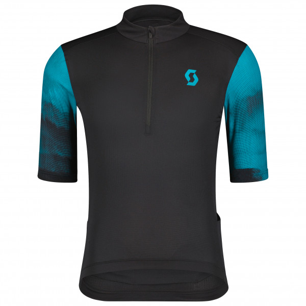 Scott - Gravel 10 S/S - Velotrikot Gr L;S blau;oliv;rot von Scott