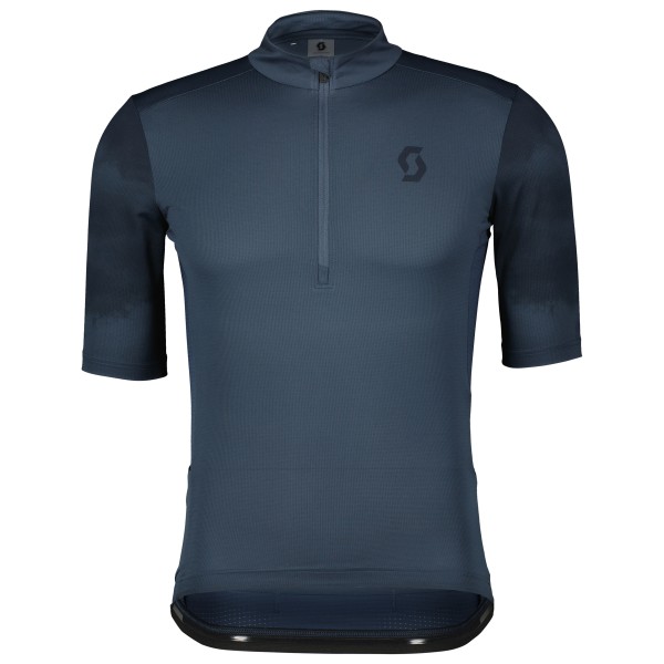 Scott - Gravel 10 S/S - Velotrikot Gr L blau von Scott