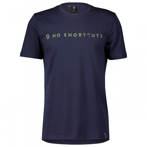 Scott - No Shortcuts S/S - T-Shirt Gr L blau von Scott