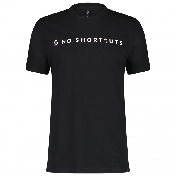 Scott - No Shortcuts S/S - T-Shirt Gr L schwarz von Scott