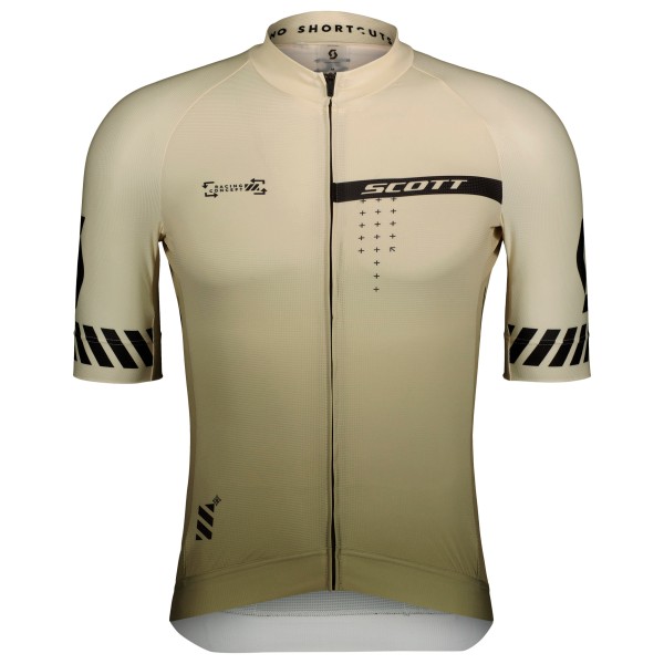 Scott - RC Pro S/S - Velotrikot Gr L beige/oliv von Scott