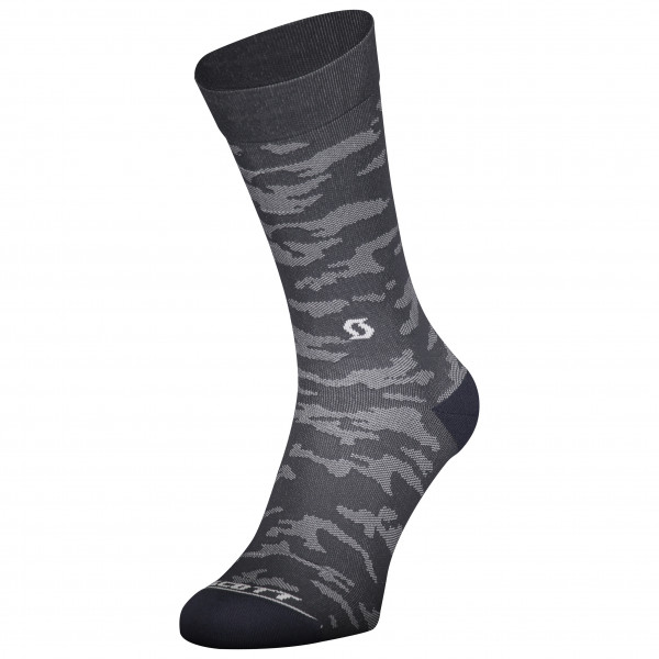 Scott - Sock Trail Camo Crew - Laufsocken Gr 36-38 grau von Scott