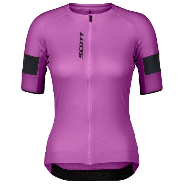 Scott - Women's Jersey Endurance Pro S/S - Velotrikot Gr L lila von Scott